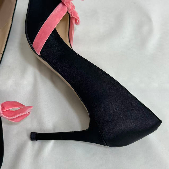 Bow-Knot Low-Cut High Heels
