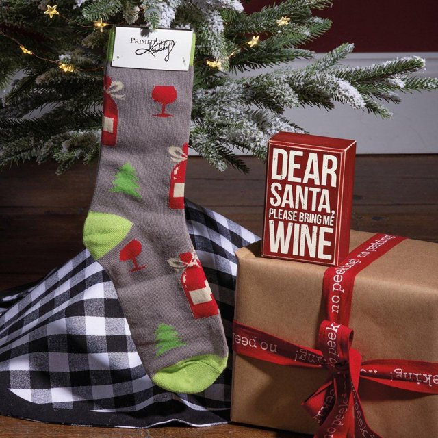 Box Sign And Sock Set