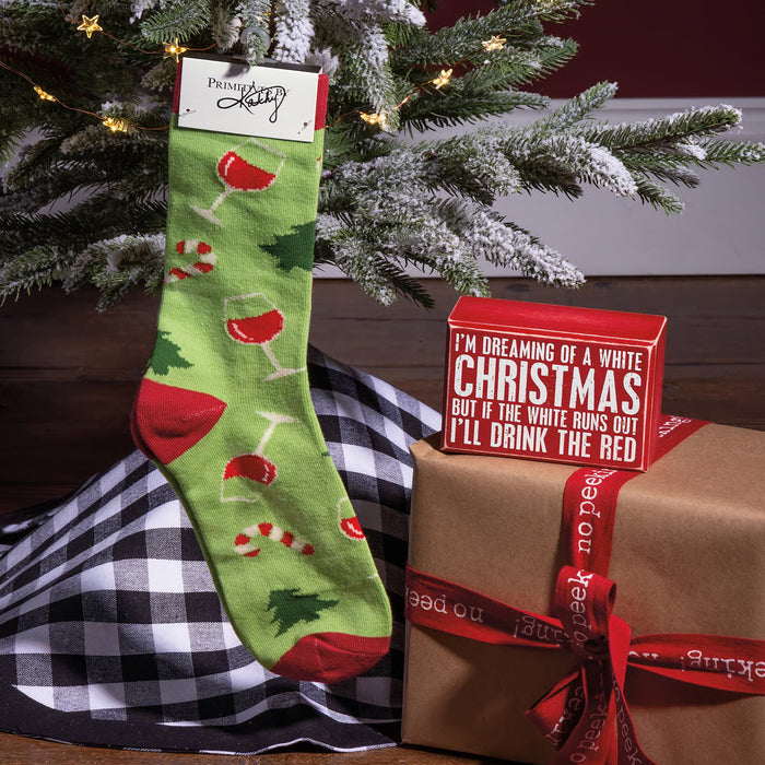 Box Sign And Sock Set