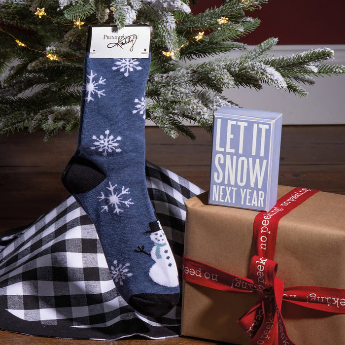Box Sign And Sock Set