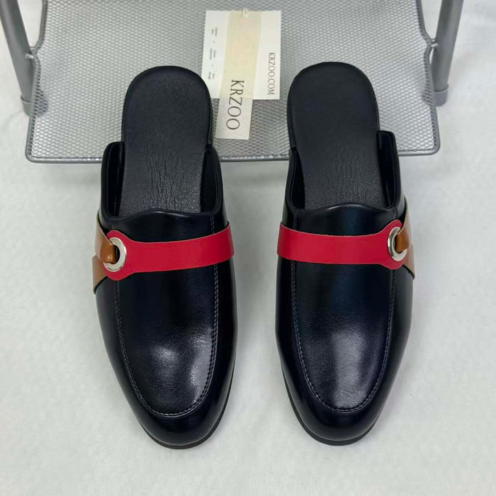 British-style ankle-length slip-on casual shoes