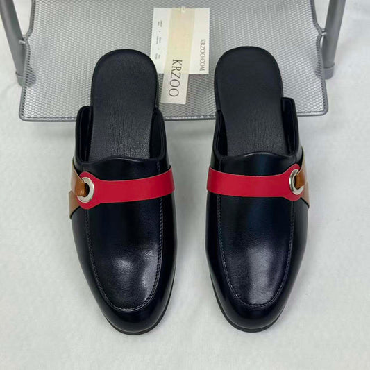 British-style ankle-length slip-on casual shoes