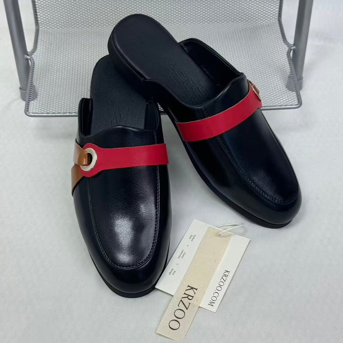 British-style ankle-length slip-on casual shoes