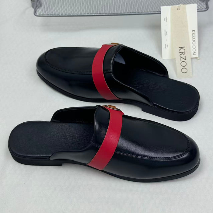 British-style ankle-length slip-on casual shoes