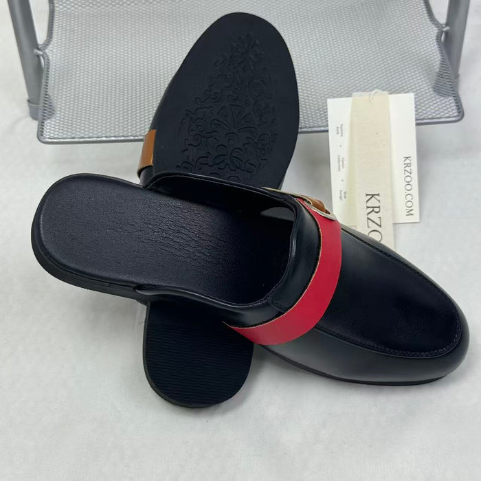 British-style ankle-length slip-on casual shoes