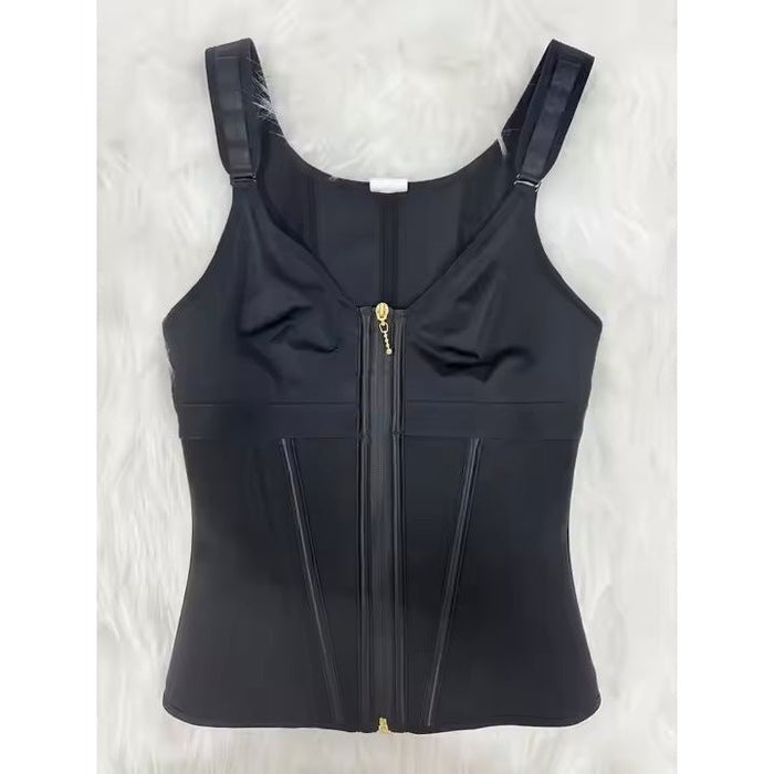 Built-in Bra Tummy Control Shapewear â€?Adjustable Strap Sports Waist Trainer