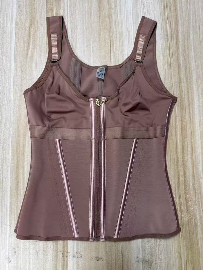 Built-in Bra Tummy Control Shapewear â€?Adjustable Strap Sports Waist Trainer
