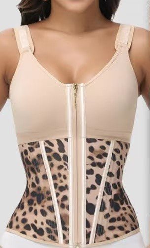 Built-in Bra Tummy Control Shapewear â€?Adjustable Strap Sports Waist Trainer