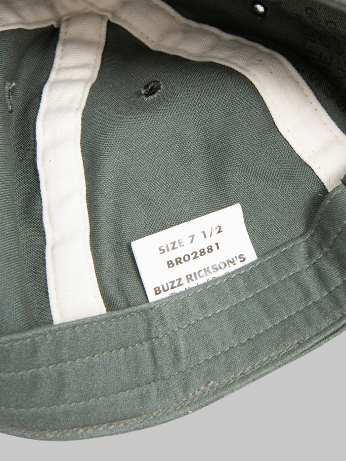 Buzz Rickson's BR02881 Field Man's Cap Sage Green