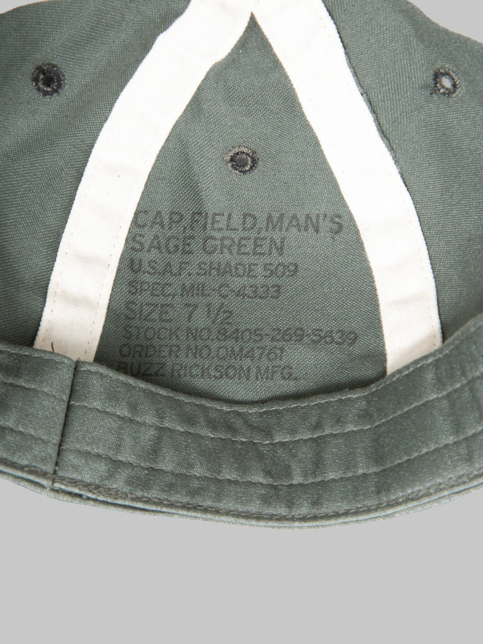 Buzz Rickson's BR02881 Field Man's Cap Sage Green