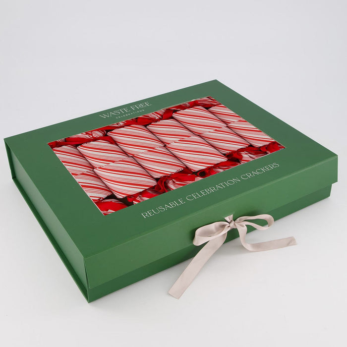 Waste Free Celebrations Candy Cane (6 Reusable Crackers)