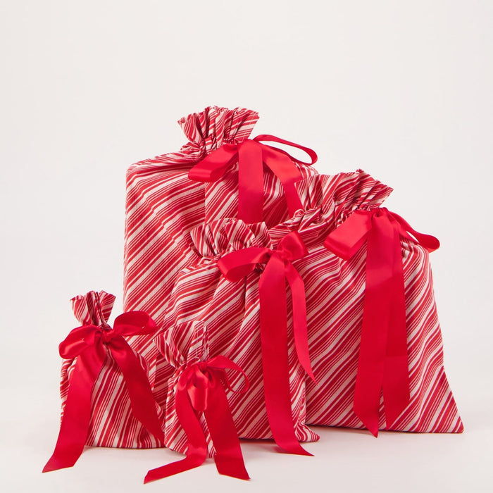 Waste Free Celebrations Set of 5 Candy Cane (Reusable Gift Bag Set)