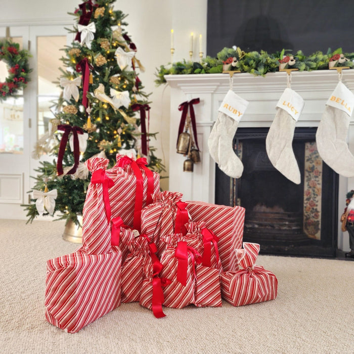 Waste Free Celebrations Candy Cane (Reusable Gift Bag Set)