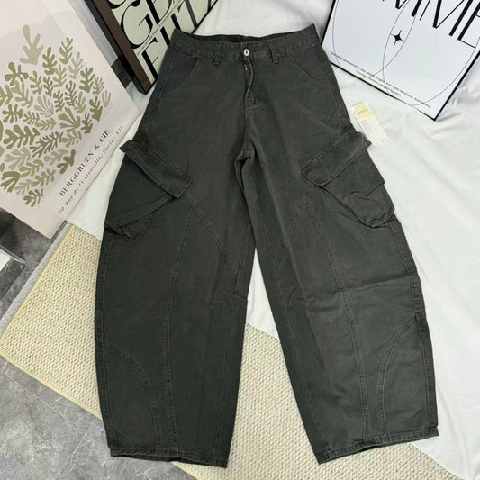 Cargo-Style Curved-Leg  Rousers
