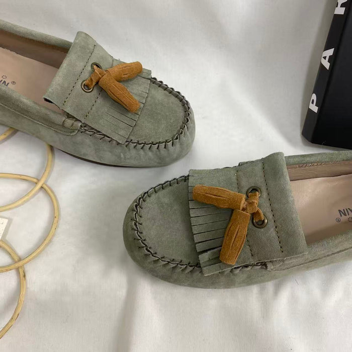 Casual Tassel Flat Loafers