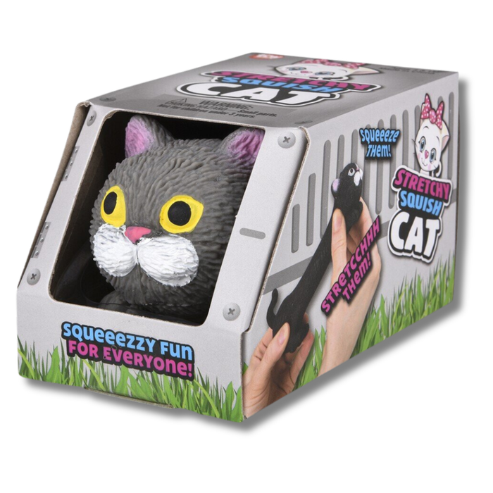 Cat Squishy Stretchy Fidget Kids Toy- Assorted