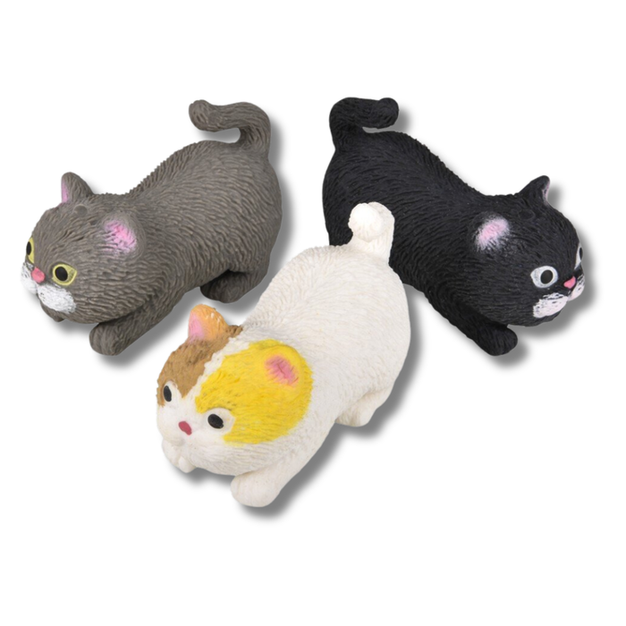 Cat Squishy Stretchy Fidget Kids Toy- Assorted