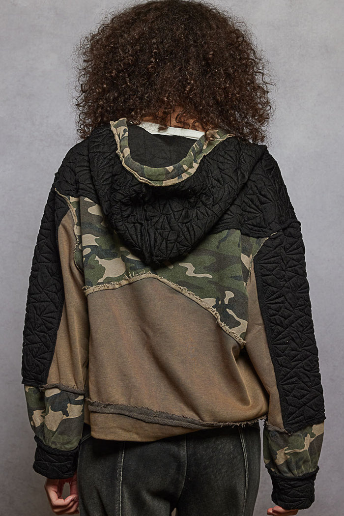 CHARCOAL CAMO JACKET