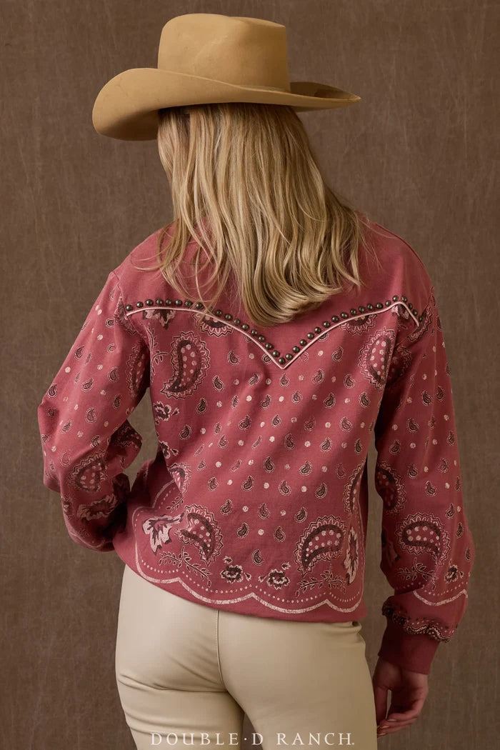 Charlie's Bandana Sweatshirt Top