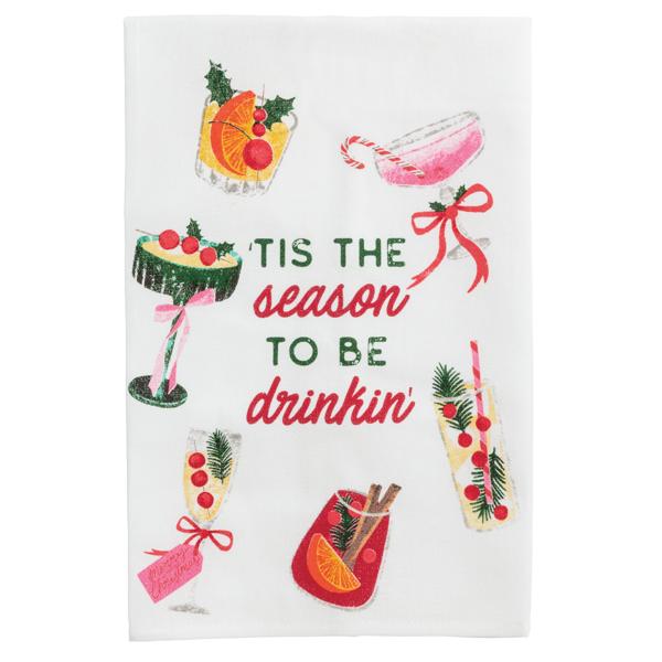Christmas Drinking Bar Towels (6 Styles)