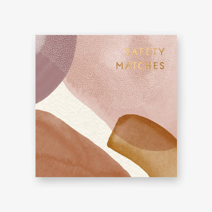Purple Match Box, Small Match Box, Abstract Brushstroke Design, Decorative Match Box, Compact Matchbox, Artistic Match Box, Modern Match Box, Match Striker Box, Gift Idea, Chic Matchbox, Stylish Match Box, Home Decor Match Box, Artistic Match Box with Striker.