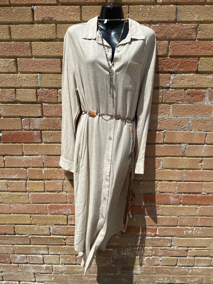 Classic Linen Dress