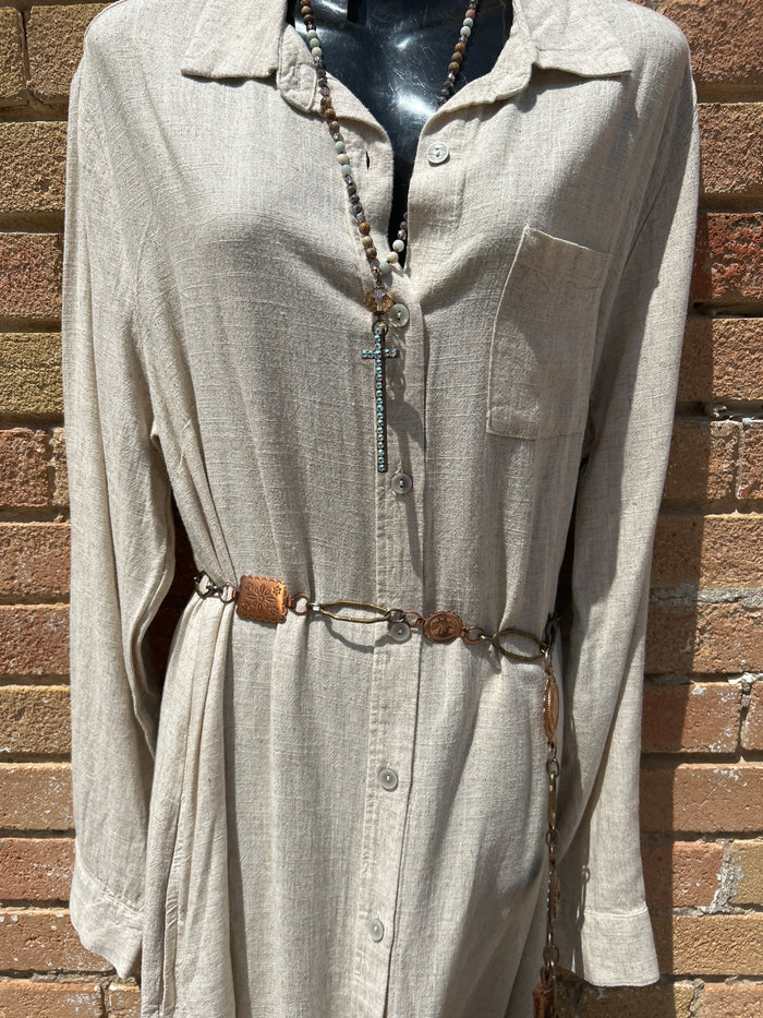 Classic Linen Dress