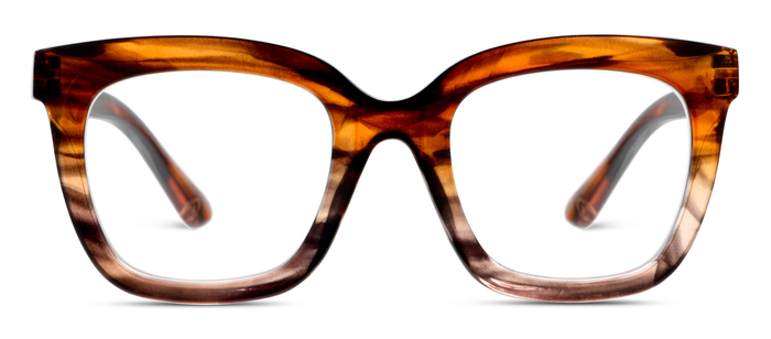 Cleo (Blue Light): Brown Ombre Horn /1.50