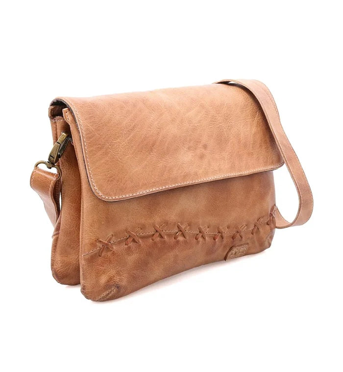 Cleo Tan Rustic Crossbody