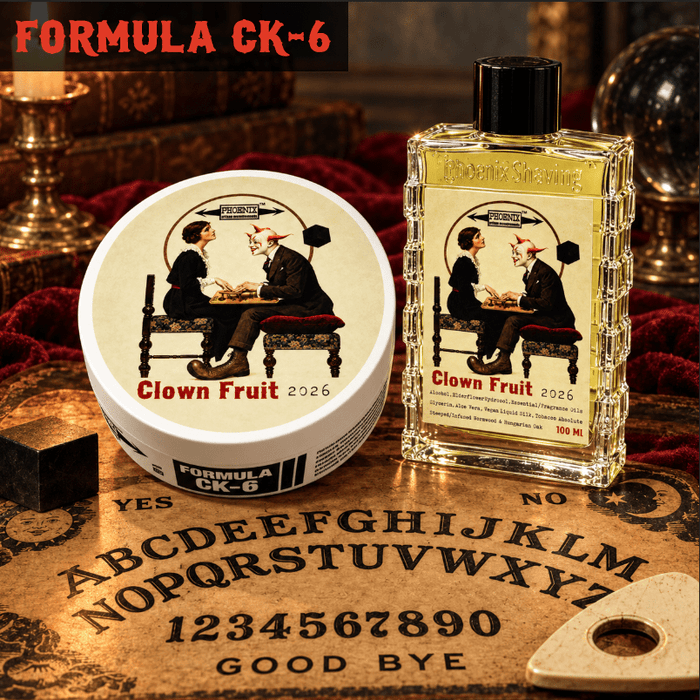Clown Fruit Artisan Shaving Soap & Aftershave Bundle Deal | Ultra Premium CK-6 Formula | 4 oz - Phoenix Shaving