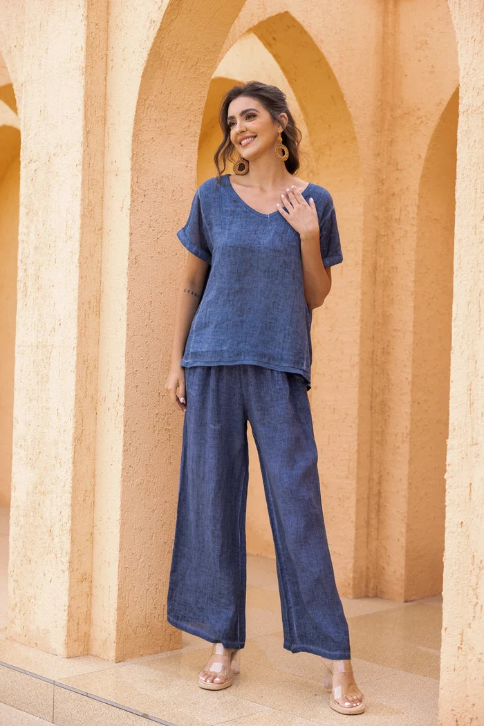 Cold Wash Linen Pants