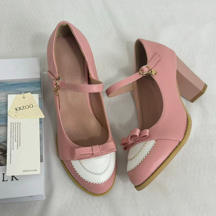 Color-Block Burnout T-Strap Sandals