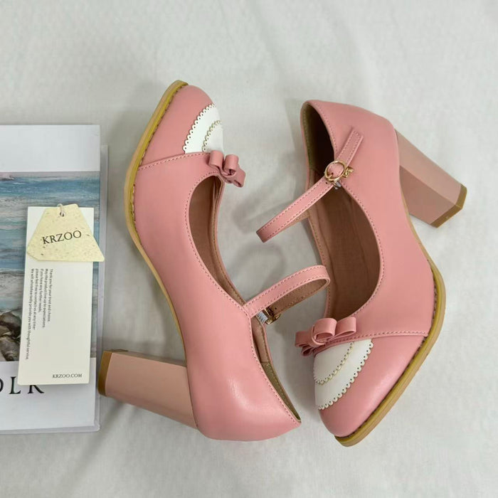 Color-Block Burnout T-Strap Sandals
