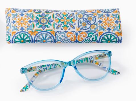 Colorful Readers w/Pouch, 4 Asst. w/Displayer