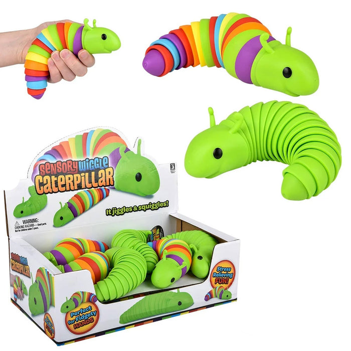 Colorful Wiggle Sensory Fidget Kids Toys