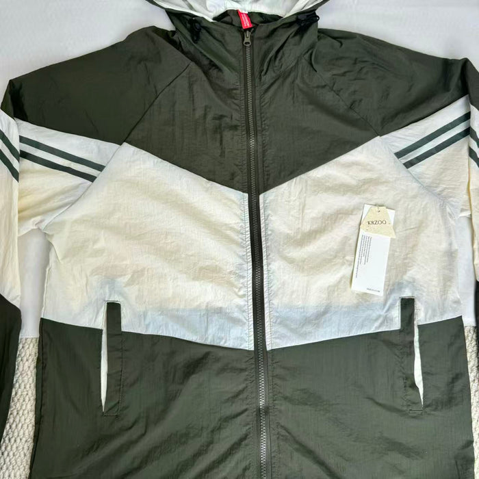 Contrasting color sun protection jacket