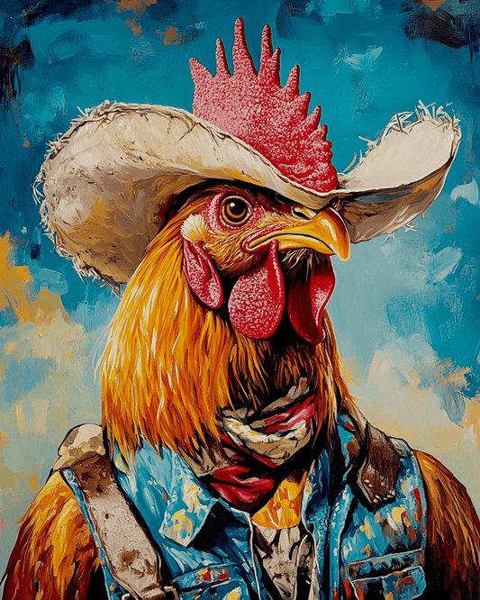 Cowboy Chicken Ranch Hand
