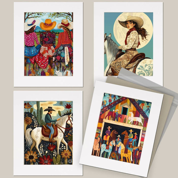 Cowgirl Roxie Folk Art
