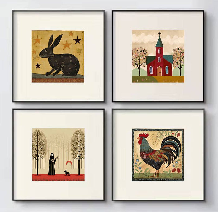 Cowgirl Roxie Folk Art