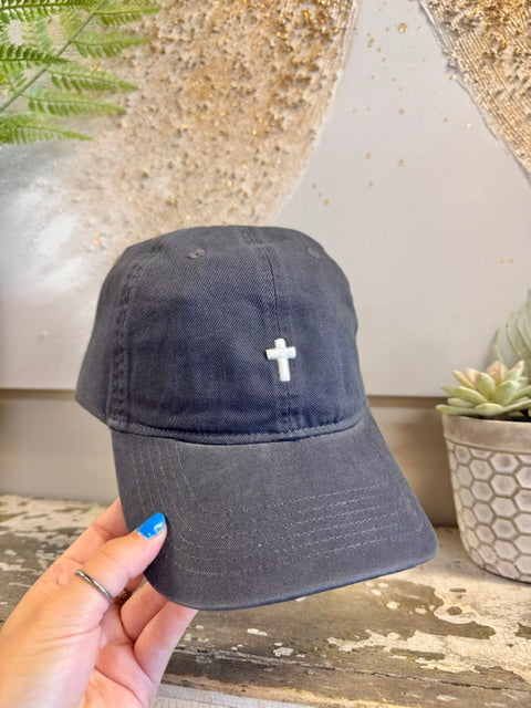 Cross ~ Puff {Embroidered Hat} ~ Comfort Colors