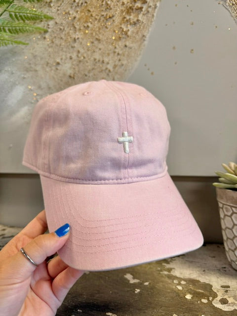 Cross ~ Puff {Embroidered Hat} ~ Comfort Colors