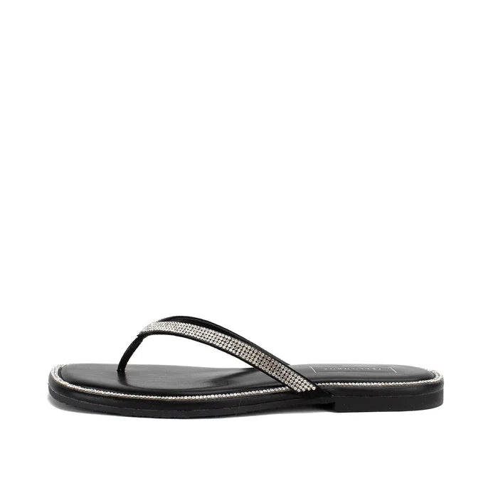 Danaya Black Flip Flop Sandal