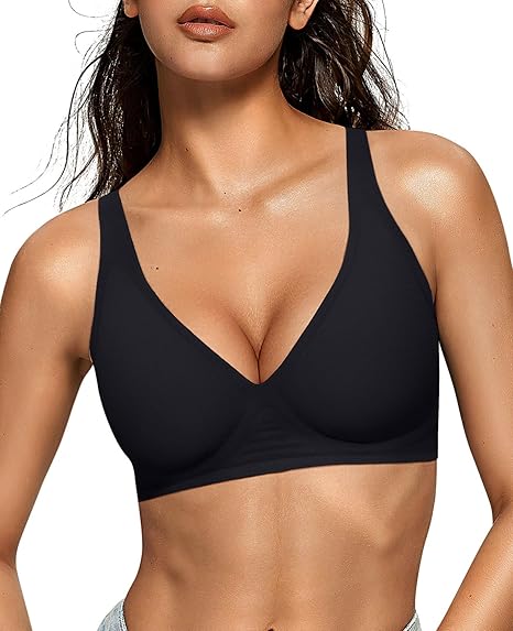 Deep V Jelly Bra No Underwire