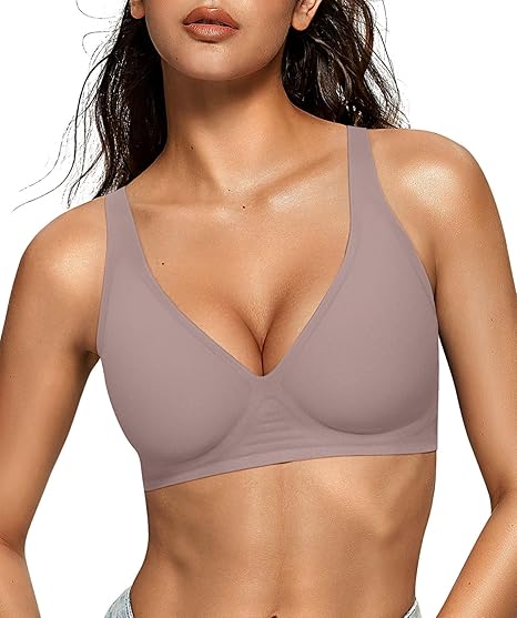 Deep V Jelly Bra No Underwire