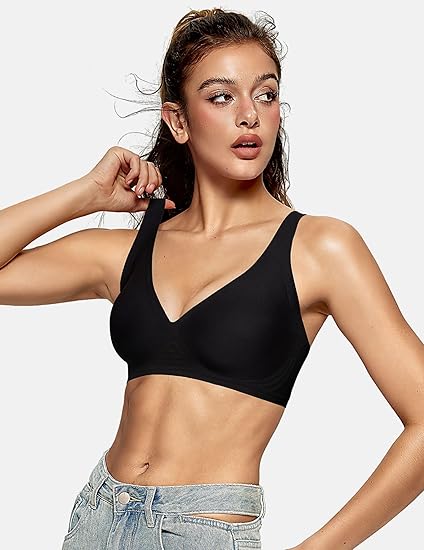 Deep V Jelly Bra No Underwire