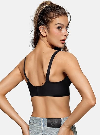 Deep V Jelly Bra No Underwire