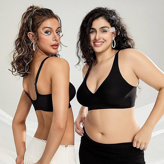 Deep V Jelly Bra No Underwire