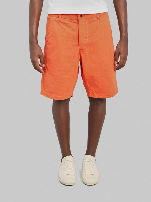 Deluxeware DX100J 12.5oz Hard Knit Shorts Texas Orange
