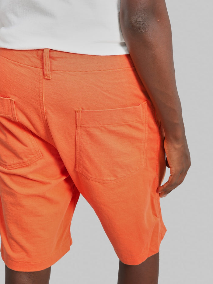 Deluxeware DX100J 12.5oz Hard Knit Shorts Texas Orange