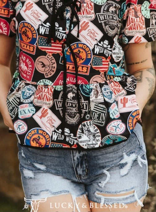 Distressed Denim High Rise Shorts
